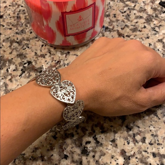 Silver heart bracelet - Picture 2 of 5